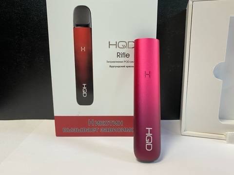 Устройство HQD RIFFIE +2 сменных картриджа (Бургундский красный  )