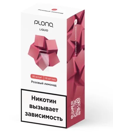 Жидкость для ЭСДН Plonq 10 мл вкус: РОЗОВЫЙ ЛИМОНАД
