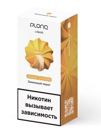 Жидкость для ЭСДН Plonq 10 мл вкус: ЛИМОННЫЙ ПИРОГ