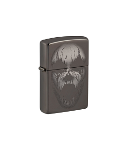 49799 Зажигалка ZIPPO Screaming Monster с покрытием Black Ice®, латунь/сталь, черная, 38x13x57 мм