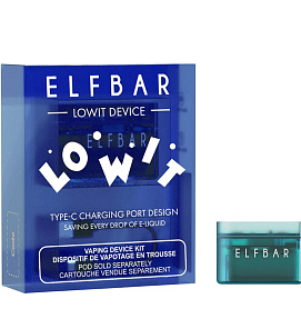 Многоразовая электронная система доставки никотина Elf Bar Lowit Battery Синий