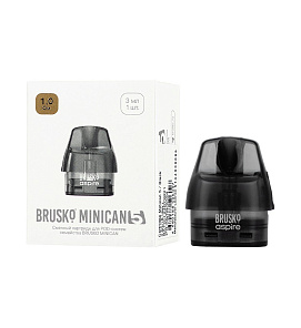 Сменный картридж BRUSKO MINICAN 5, 3 мл, 1,0 Ом (упак. 1 шт.).