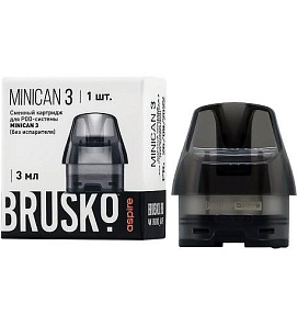 Сменный картридж BRUSKO MINICAN POD, 3 мл, 0,8 Ом (упак. 1 шт.).