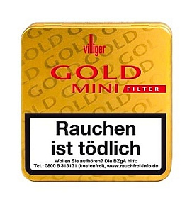 Виллигер Gold Mini Filter 20 Cigarillos  АТП