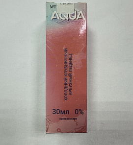 Жидкость для ЭСДН "AQUA" Холодный Клубнично-Арбузный Леденец   АТП