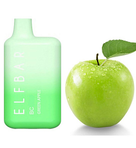 Elf Bar BC1600 (20 мг) (Зеленое яблоко)