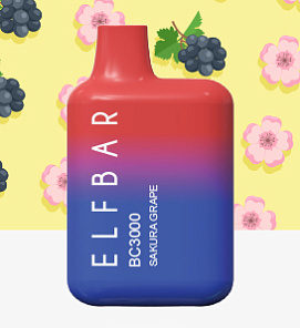 Elf Bar BC3000 Перезаряжаемый (Сакура виноград)  МТ
