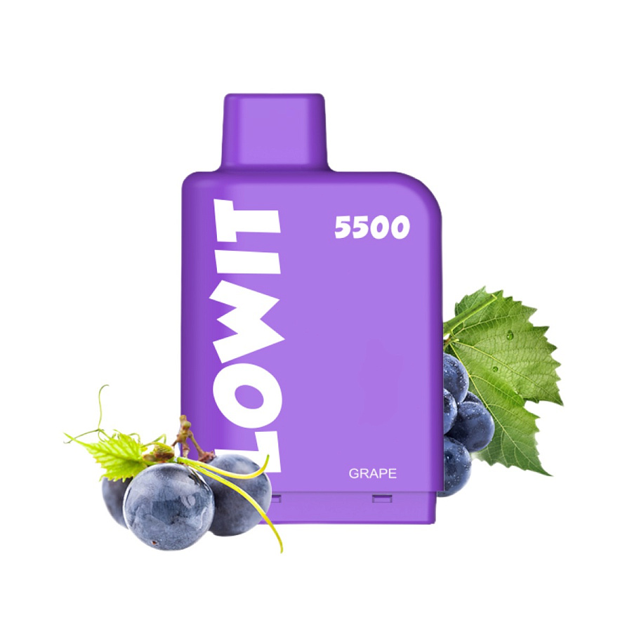 Картридж Elf Bar Lowit 5500 Pod Виноград
