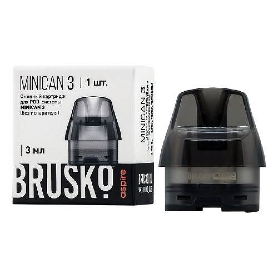 Сменный картридж BRUSKO MINICAN POD, 3 мл, 0,8 Ом (упак. 1 шт.).