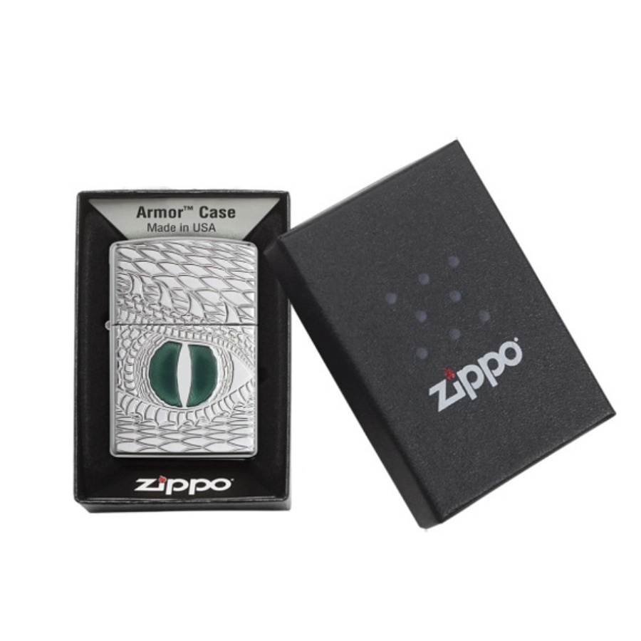 28807 Зажигалка ZIPPO Armor™ с покрытием High Polish Chrome, латунь/сталь, серебристая, глянцевая, 3